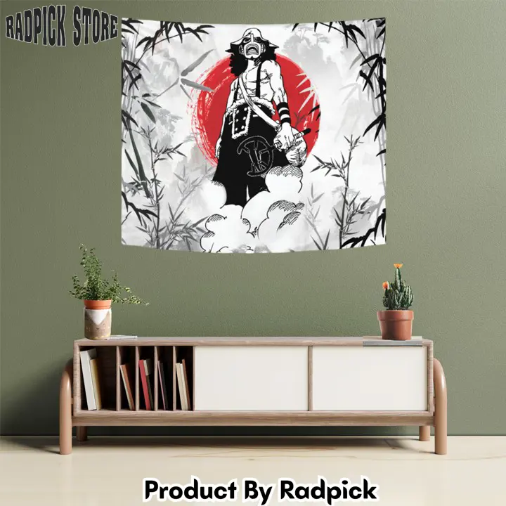 Usopp tapestry custom anime wall decor rqn  rp5947784